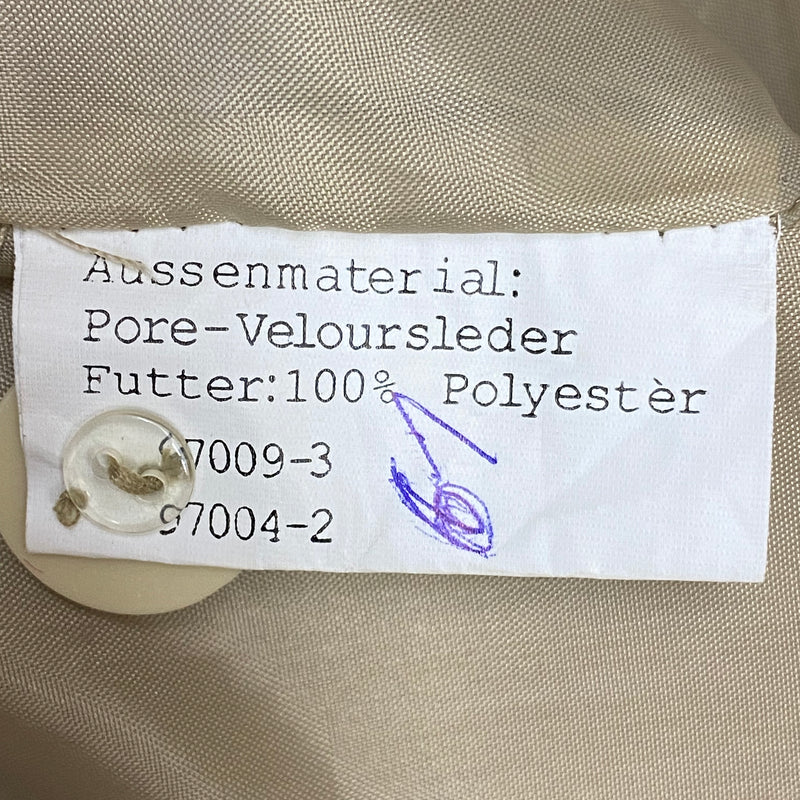 Trachtenmieder Ledercorsage Vintage - beige, Gr.44