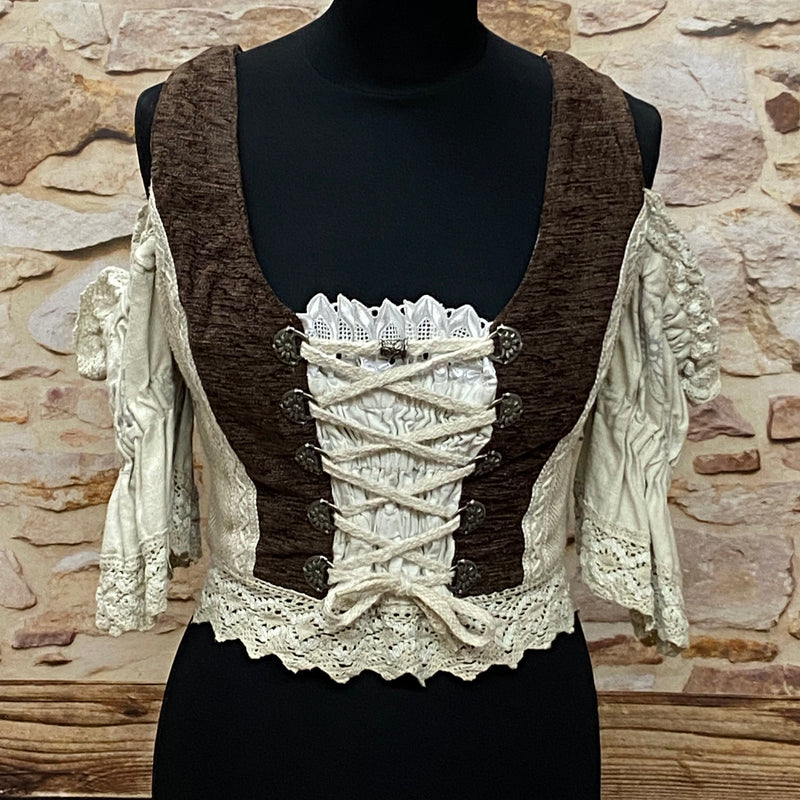 Charmantes Vintage Trachtenmieder von Alpenländer