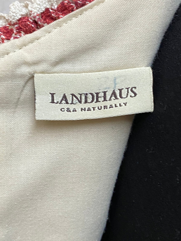 Damen Trachtenmieder von Landhaus – Rotbraun/Beige, Größe 46