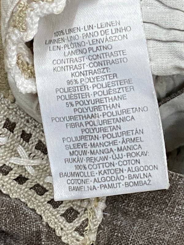 Damen Blusenmieder von Landhaus – Braun/Beige, Größe 44