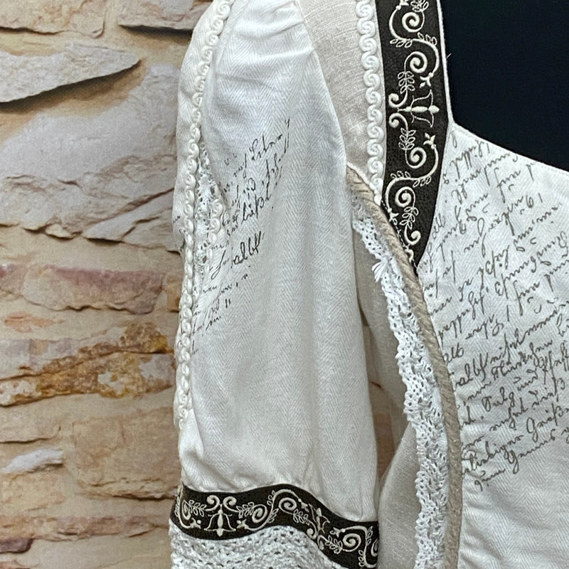 Damen Trachtenmieder von Solo – Beige/Natur, Größe 40
