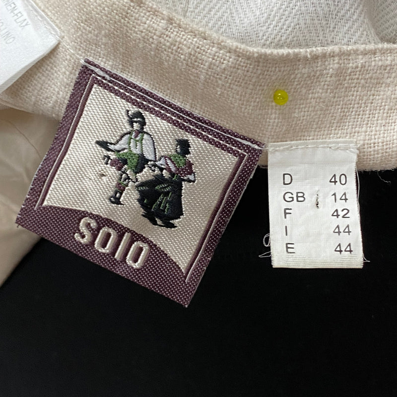 Damen Trachtenmieder von Solo – Beige/Natur, Größe 40