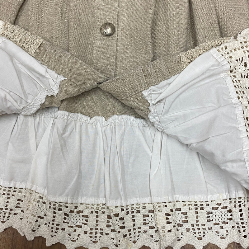 Damen Trachtenrock – Beige/Creme, Größe 40