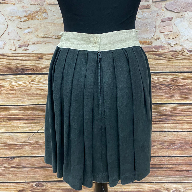 Damen Trachtenrock von Landhaus C&A – Beige und Schwarz, Größe 40