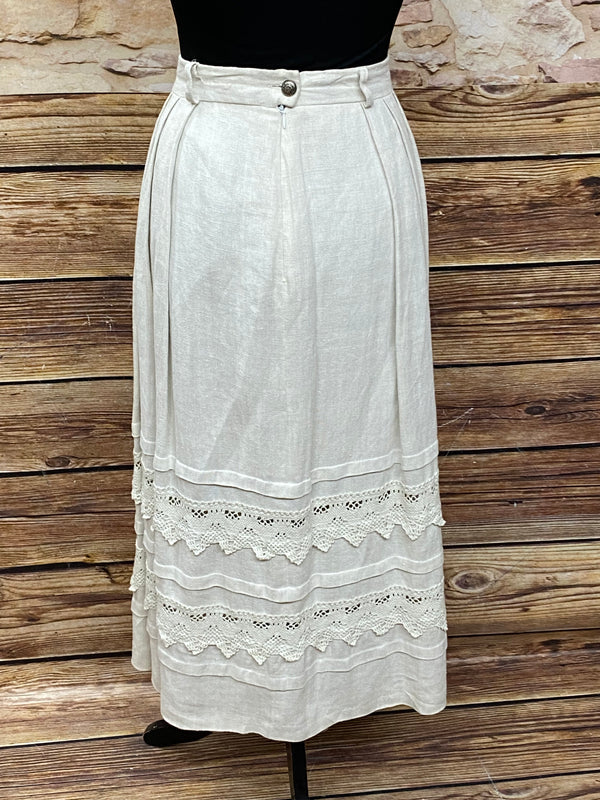 Damen Trachtenrock von Landhaus – Beige, Größe 38