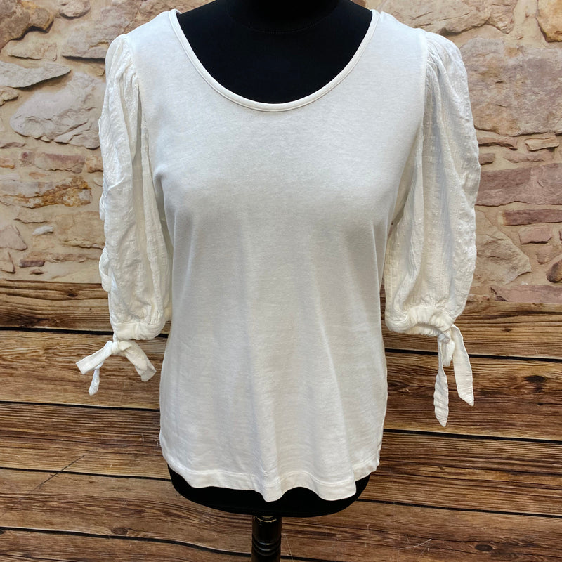 „Cremefarbenes Trachtenshirt Damen Gr. 40 von MEICO Landhaus Look“