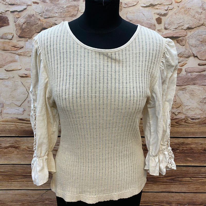 Vintage Landhaus Bluse Gr. 36