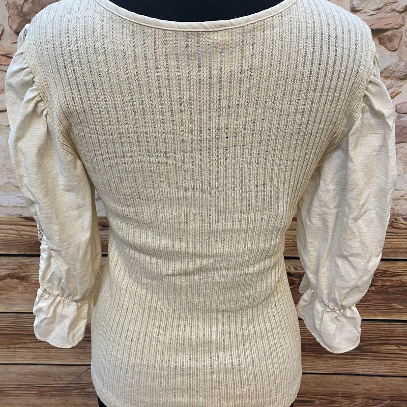 Vintage Landhaus Bluse Gr. 36 – Perfekt für das Trachten-Outfit