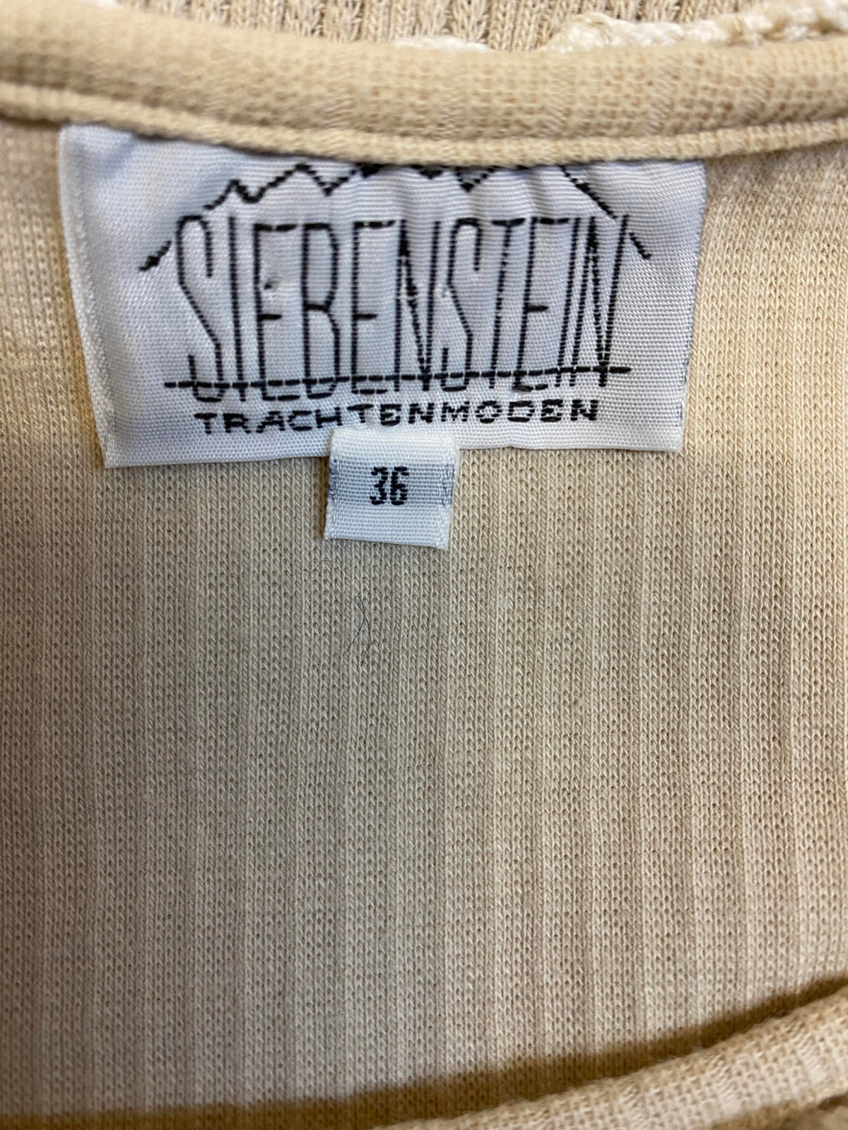 Traditionelles Trachtenshirt von Siebenstein – Größe 36, perfekt für Landhausmode