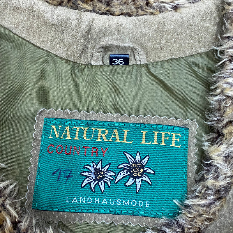 Trachtenweste Damen Größe 36 – 100 % Leder, Landhausstil, vintage
