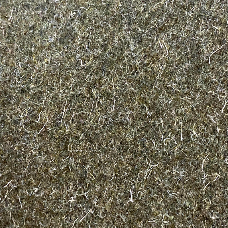 Trachtenweste Leder Lamm oliv Vintage mit Stickerei