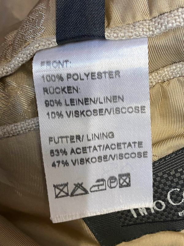 Vintage Trachtenweste Oliv mit Edelweiß Stickerei – Gr. 52