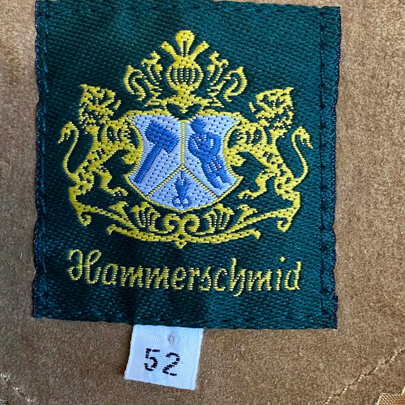 Vintage Trachtenweste Leder Hellbraun – Gr. 52, Ansicht 5