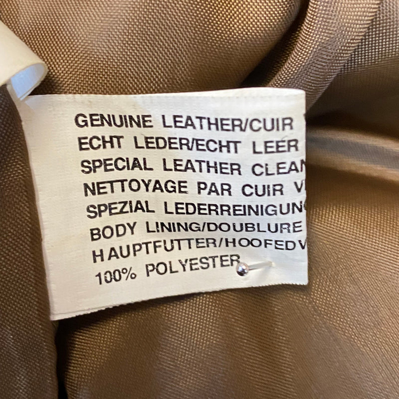 Vintage Trachtenweste Herren echtes Leder braun grün Gr. 52 – Veloursleder Unikat, Ansicht 5
