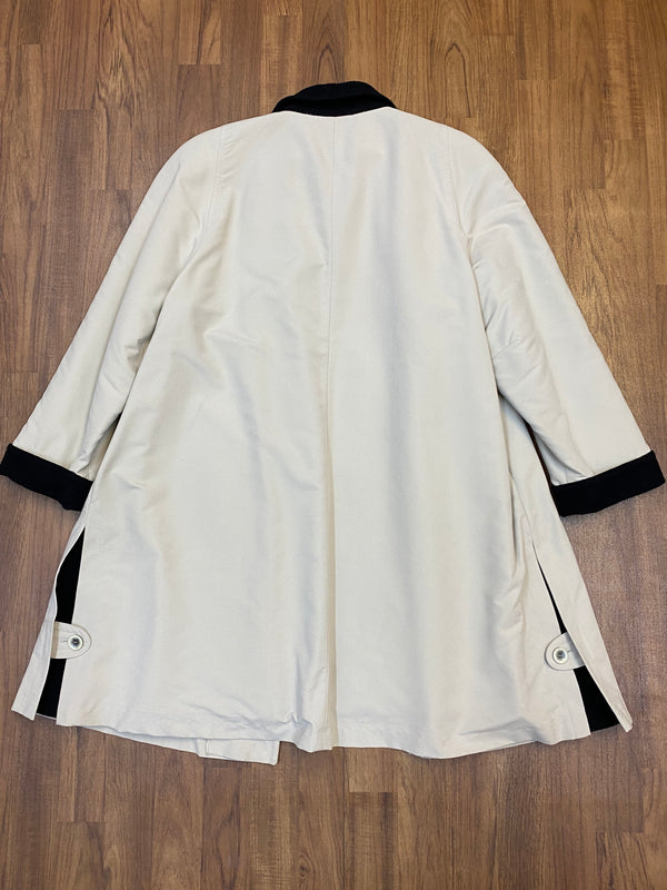 Trench d'occasion pour femme beige/noir taille 44 vintage