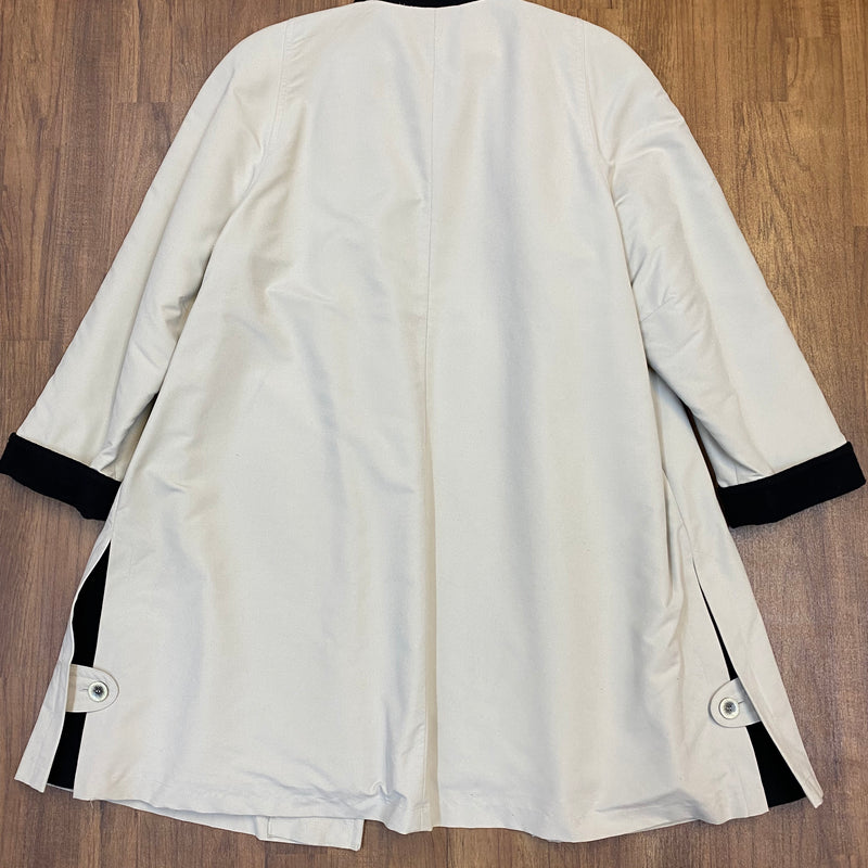 Trench d'occasion pour femme beige/noir taille 44 vintage