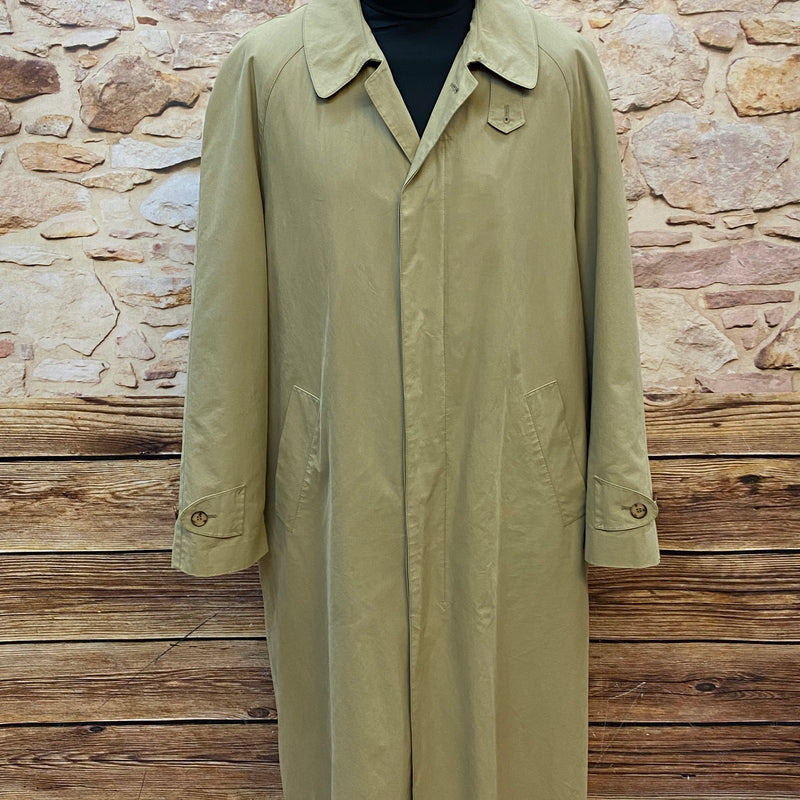 Secondhand Trenchcoat für Herren beige Gr.48 Vintage
