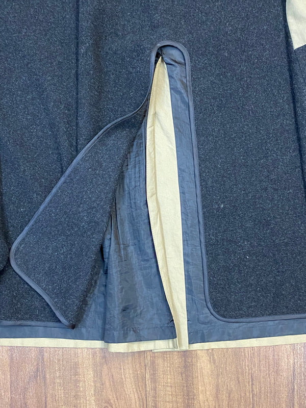Langer Secondhand Trenchcoat für Herren beige Gr.48 Vintage