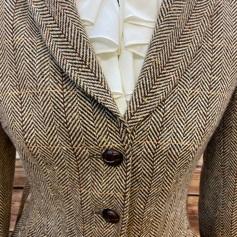 Vintage Tweed-Kostüm – Eleganz im Oldtimer-Stil Gr.38, Ansicht 3