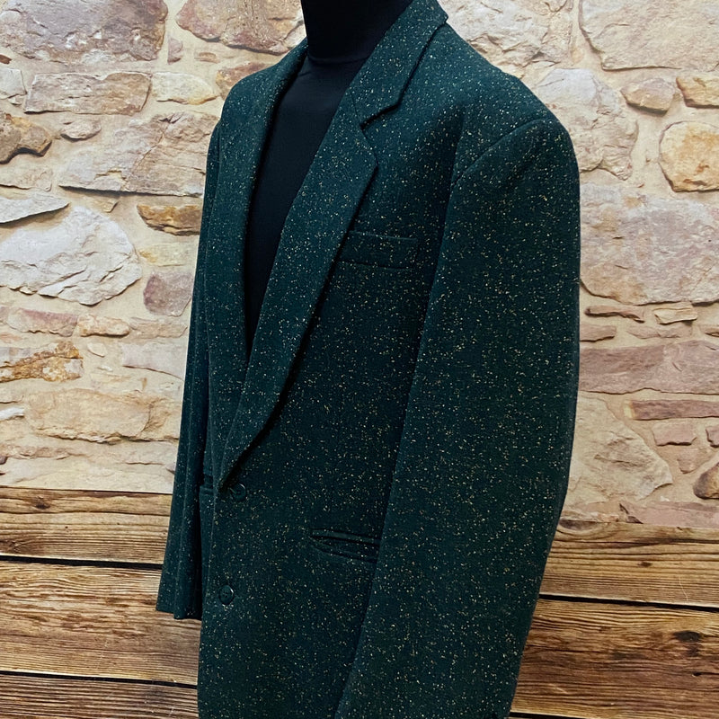Vintage Sakko, Tweedjacke Gr.50 Herren in grün