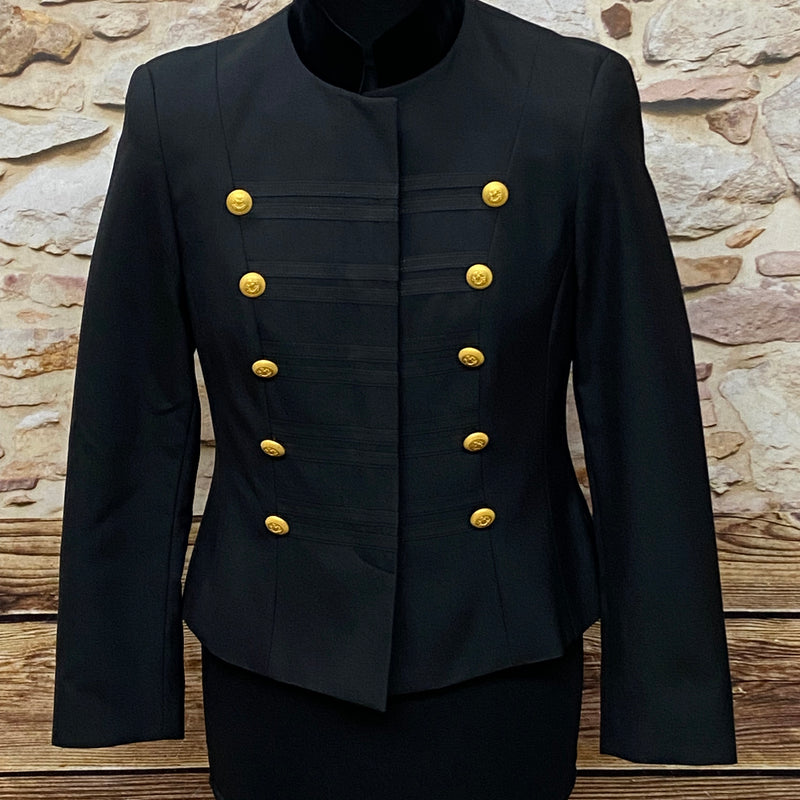 Damen-Jacke, Page, Uniform, Stempunk, Jacke Gr.38, schwarz