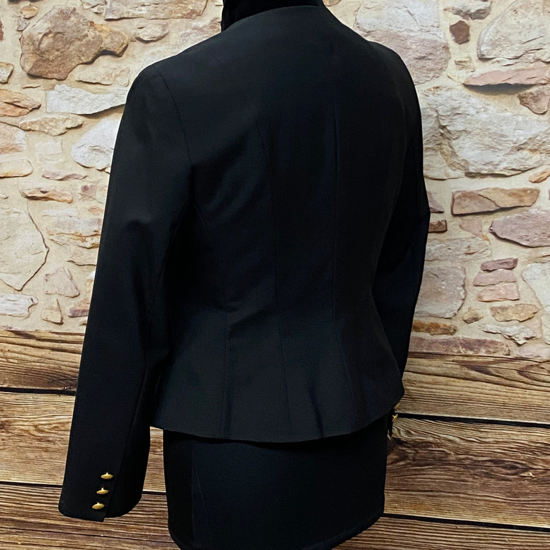 Damen-Jacke, Page, Uniform, Stempunk, Jacke Gr.38, schwarz