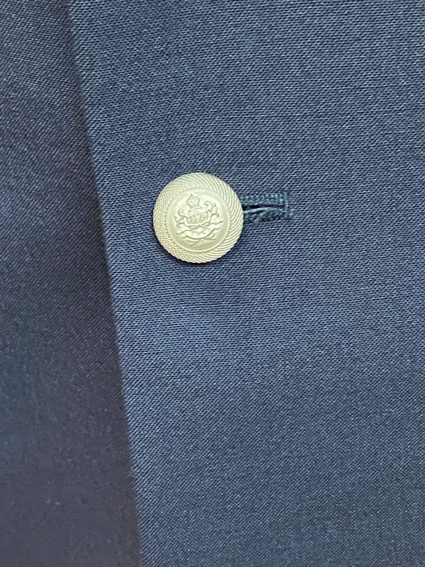 Lange Uniformjacke, Page, Hotel, Uniform Gr.48 dunkelblau