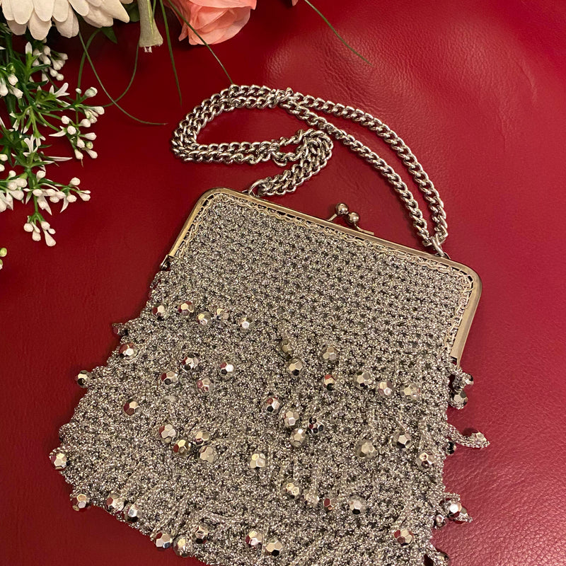 Glamouröse Vintage-Abendtasche aus den 1960er Jahren