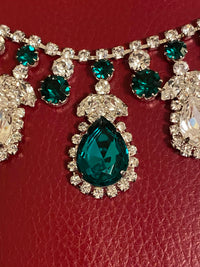Vintage Schmuckset mit Collier, Armband und Ohrclips