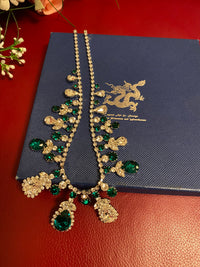 Vintage Schmuckset mit Collier, Armband und Ohrclips