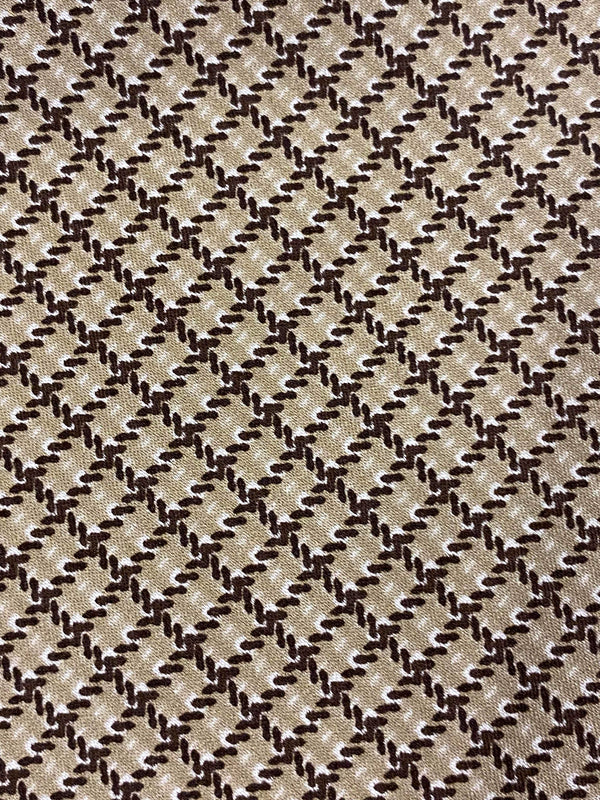 „Vintage Herren Ascot Krawatte mit feinem geometrischem Muster“