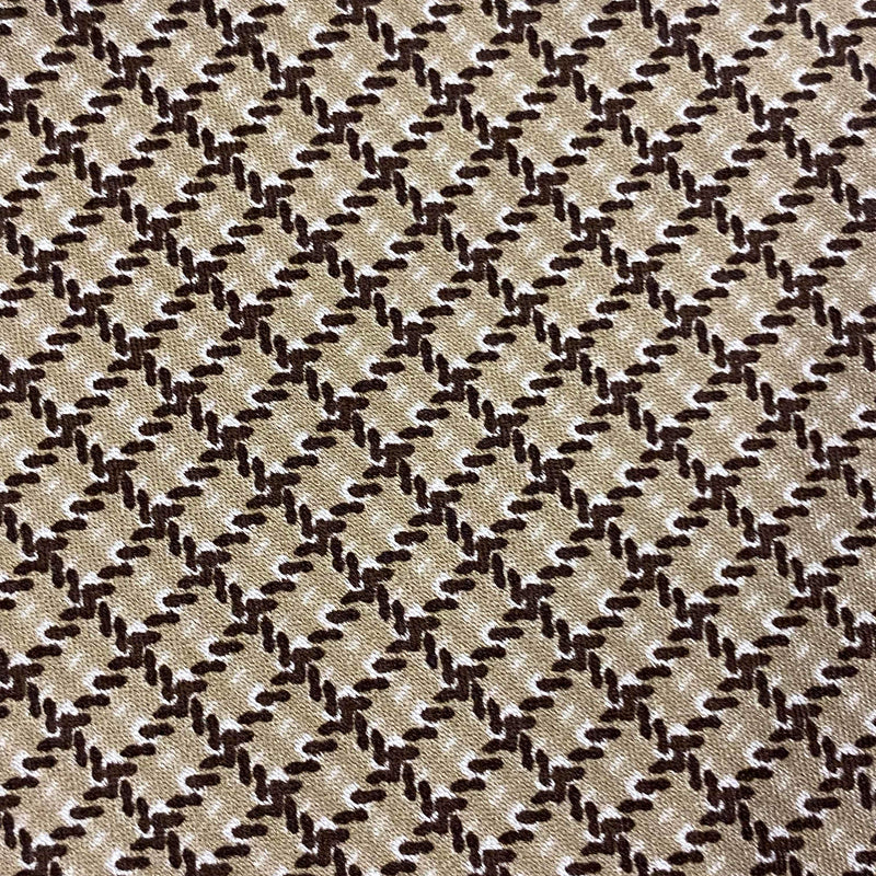 „Vintage Herren Ascot Krawatte mit feinem geometrischem Muster“