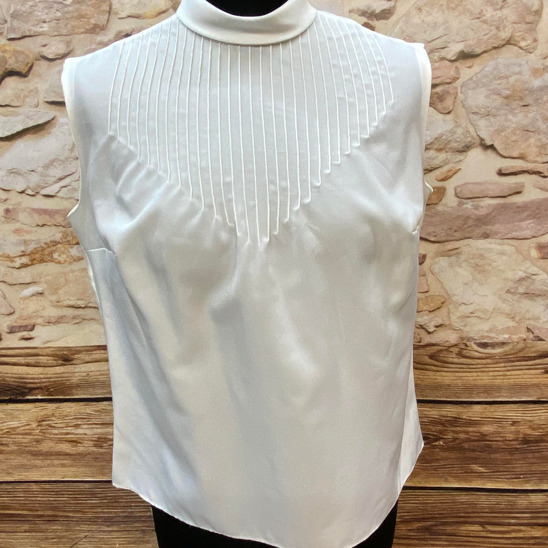 Vintage 60er Jahre Bluse – Cremeweiß – Gr. ca. M