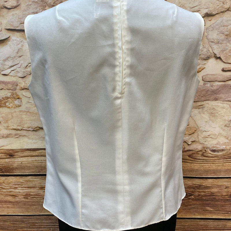 Vintage 60er Jahre Bluse – Cremeweiß – Gr. ca. M, Ansicht 3