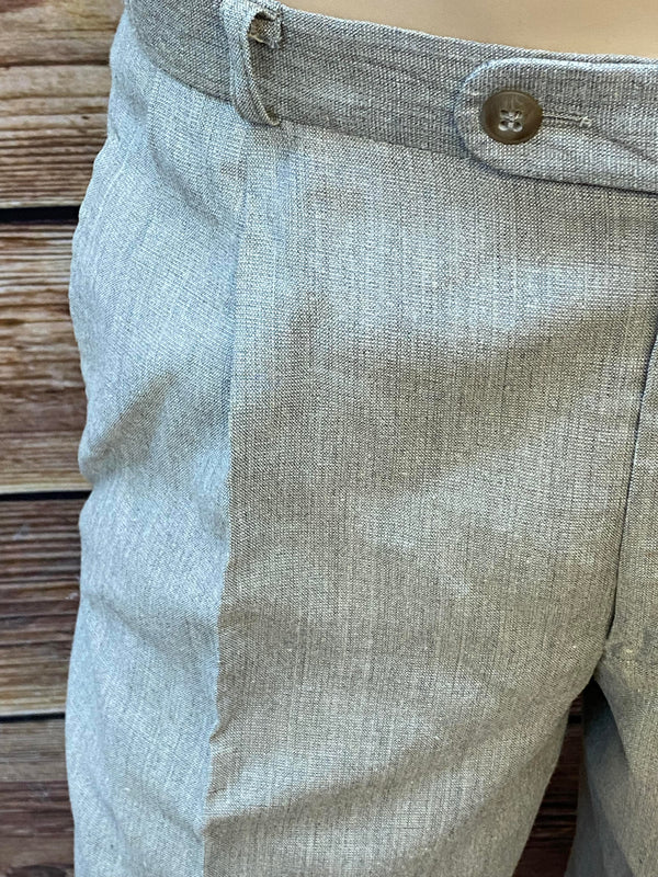 „Vintage Bundfaltenhose Herren elegant hell 20er Jahre Stil Größe 24“