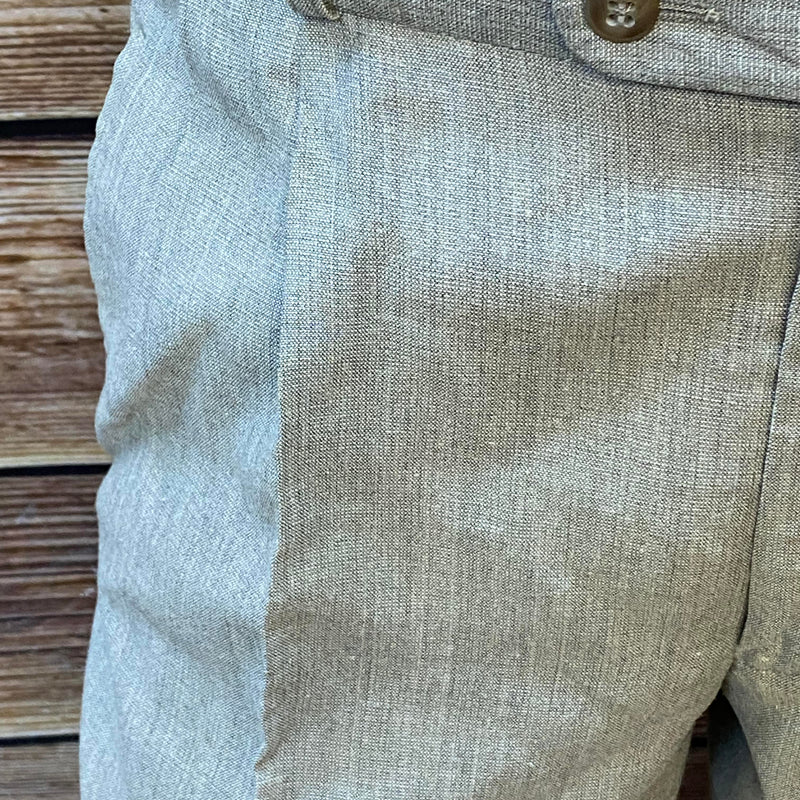 „Vintage Bundfaltenhose Herren elegant hell 20er Jahre Stil Größe 24“
