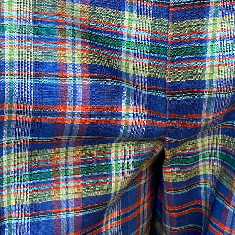 „Detail Karomuster Vintage Hose mehrfarbig Baumwolle 90er Jahre“