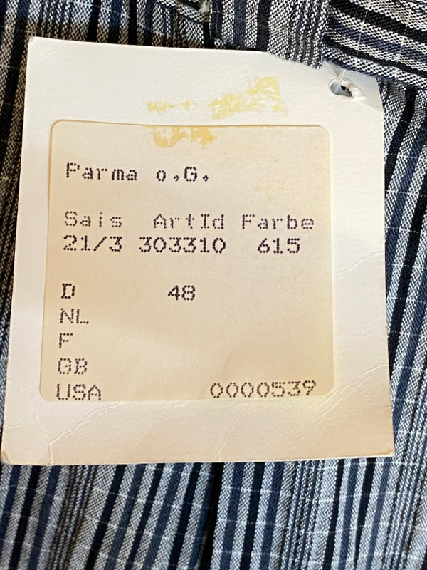 Vintage Hose Bundfaltenhose 1990er Streifen Ungetragen Unikat Gr. 48, Ansicht 4