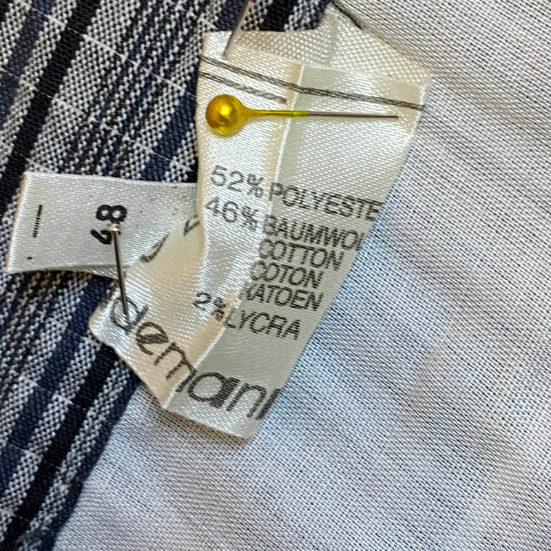 Vintage Hose Bundfaltenhose 1990er Streifen Ungetragen Unikat Gr. 48, Ansicht 5