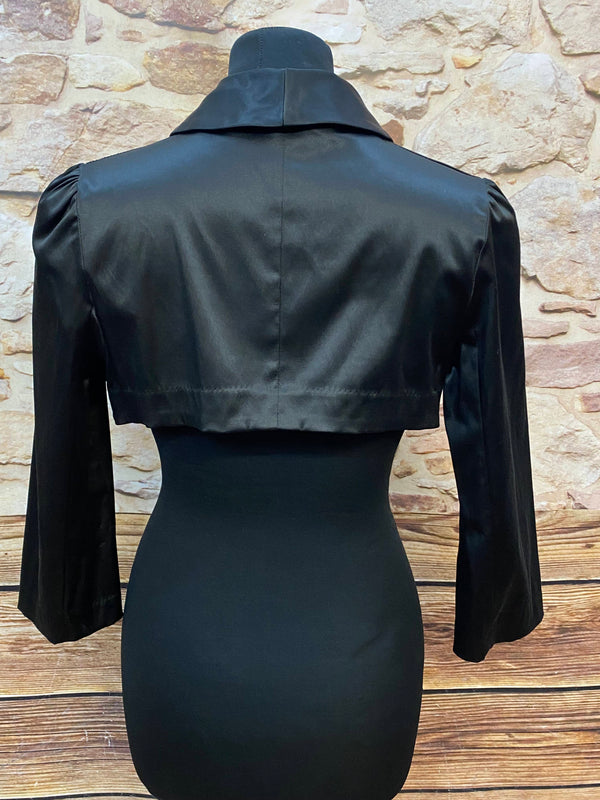 Vintage Damen Bolero schwarz