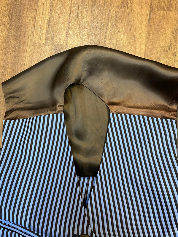 Vintage Damenweste Nadelstreifen Gr. 38