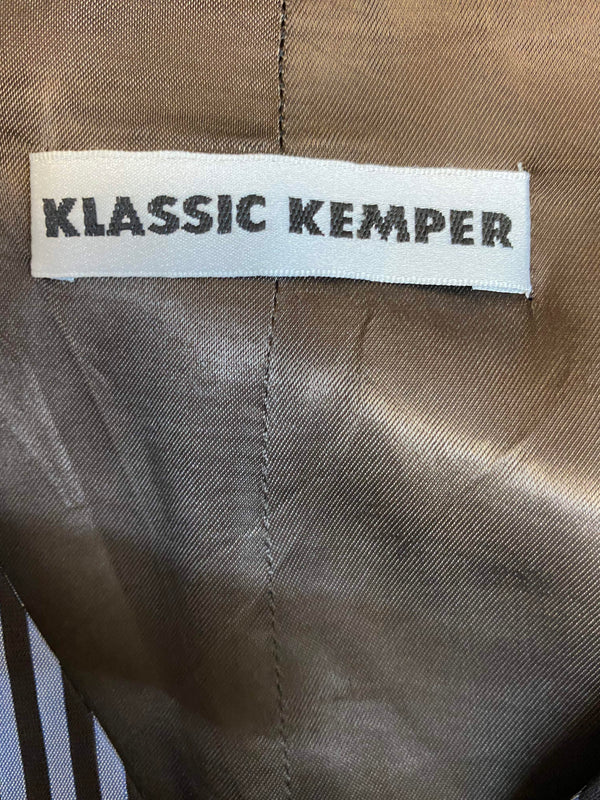 Vintage Damenweste Nadelstreifen Gr. 38