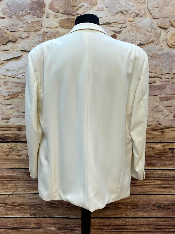 „Vintage Hochzeitsjacke Herren creme Größe 58 Dinner Jacket festlich“
