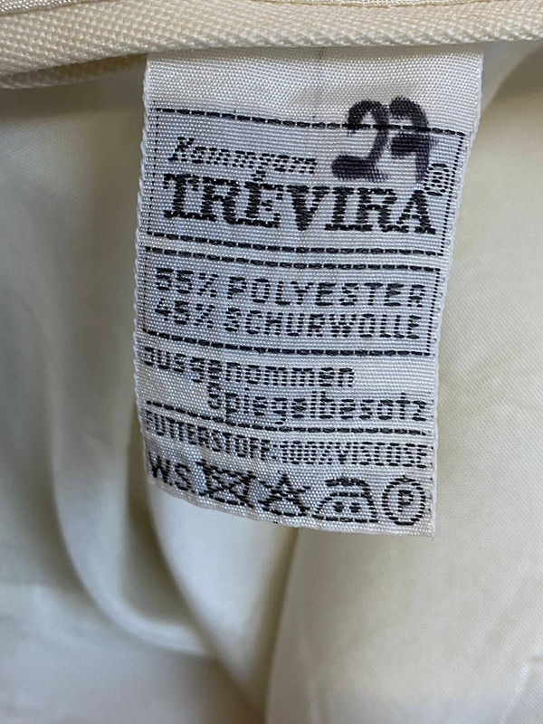 Vintage Smoking Sakko Elfenbein – Dinner Jacket Hochzeit Gr. 25, Ansicht 4