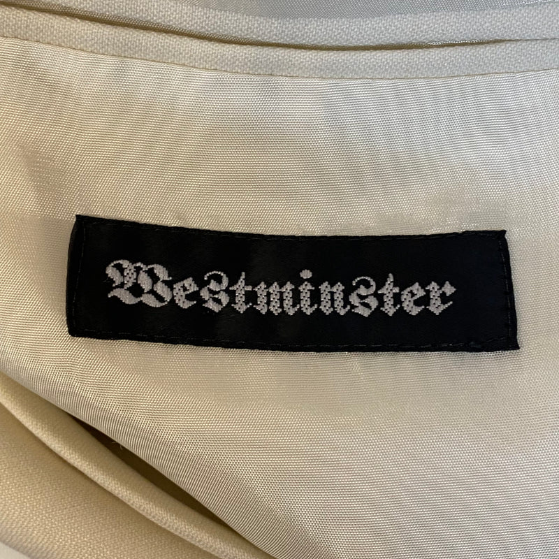 Vintage Dinner Jacke Creme Schurwolle Größe 52, Ansicht 4