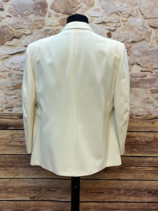 „Vintage Hochzeits Sakko Herren creme klassisches Dinner Jacket“