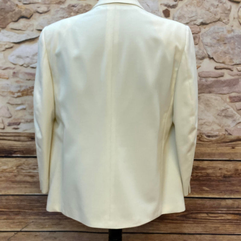 „Vintage Hochzeits Sakko Herren creme klassisches Dinner Jacket“