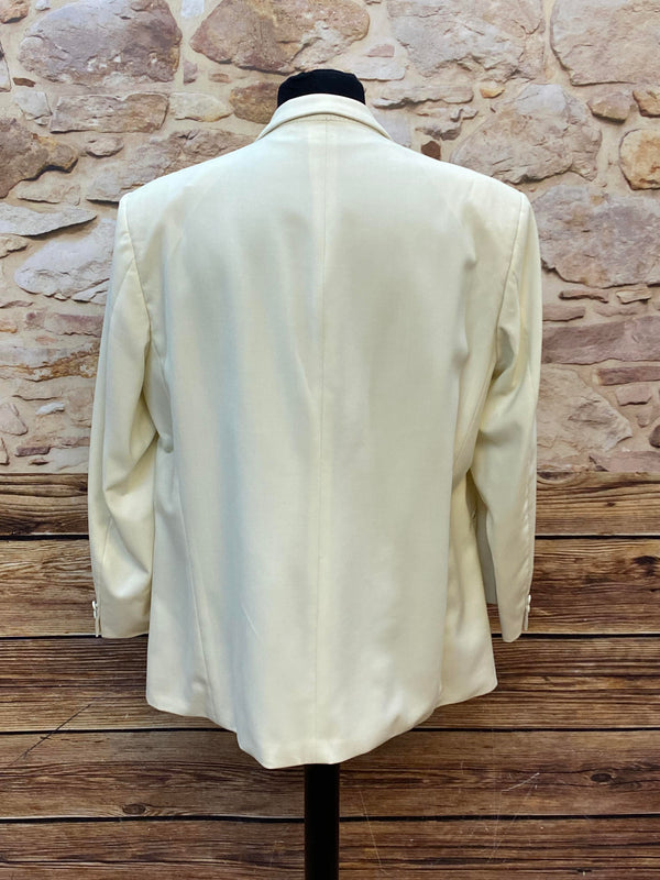 „Vintage Dinner Jacket Herren Wilvorst creme edles Hochzeits Sakko“