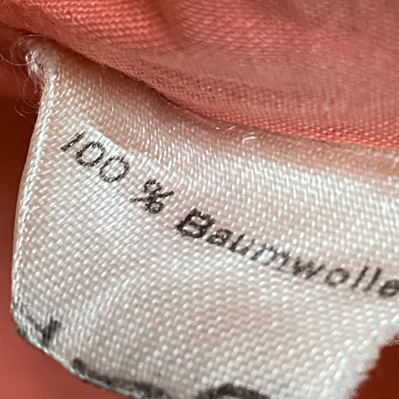 Dirndl-Schürze Damen – Lachsfarben, Baumwolle, Lochmuster, vintage