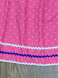 Dirndl-Schürze Damen Größe 40 – Rosa, Baumwolle, Blumenmuster, vintage